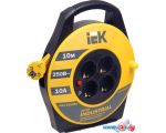 Удлинитель IEK УК10 WKP14-10-04-10 (10 м, желтый)