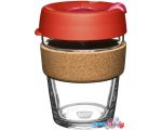 Многоразовый стакан KeepCup Brew Cork M Black 340мл (красный)