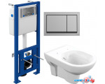 Унитаз Cersanit City New Clean On MZ-CITY-COn + IN-MZ-LINK PRO + P-BU-ENT/Cm