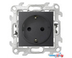 Розетка Simon 2420432-038 (графит)