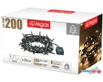 Гирлянда Vegas Нить 55068 200 LED (белый теплый)