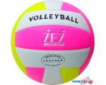 Волейбольный мяч Zez BZ-1904 (4 размер, белый/розовый/желтый) цена