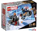 Конструктор LEGO Marvel Super Heroes 76260 Черная вдова и Капитан Америка на мотоциклах