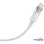 Кабель Baseus Explorer Series Fast Charging Cable with Smart Temperature Control 100W USB Type-A - USB Type-C (2 м, белый) в Бресте фото 2