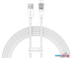Кабель Baseus Explorer Series Fast Charging Cable with Smart Temperature Control 2.4A USB Type-A - Lightning (2 м, белый)