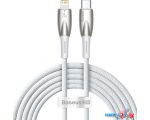 Кабель Baseus Glimmer Series Fast Charging Data Cable 100W USB Type-A - Type-C (2 м, белый)