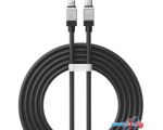 Кабель Baseus CoolPlay Series USB Type-C - USB Type-C (2 м, черный)