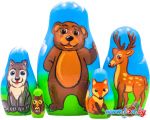 Развивающая игра Брестская Фабрика Сувениров Лесные животные (набор 5 шт)