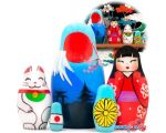 Развивающая игрушка Брестская Фабрика Сувениров Матрешка в японском стиле (набор 5 шт)