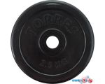 Диск Torres PL50692 25 мм 2.5 кг (черный)