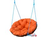 Подвесное кресло M-Group Папасан 12039907 (оранжевая подушка)