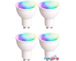 Светодиодная лампочка Yeelight Smart Bulb W1 Multicolor YGYC0120004WTEU GU10 4.5 Вт (4 шт)