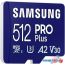 Карта памяти Samsung PRO Plus microSDXC 512GB MB-MD512SA/EU (с адаптером) в Минске фото 3