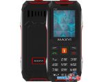 Кнопочный телефон Maxvi T100 (красный)