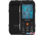 Кнопочный телефон Maxvi T101 (черный)