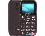 Кнопочный телефон Maxvi B110 (коричневый)
