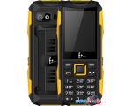 Кнопочный телефон F+ PR240 (черный/желтый)