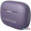 Наушники Canyon OnGo 10 ANC TWS-10 (фиолетовый) в Гродно фото 4