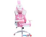 Кресло Zone51 Bunny (розовый/белый)