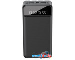 Внешний аккумулятор XO PR164 30000mAh (черный)