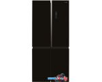 Четырёхдверный холодильник Hyundai CM5084FGBK (черное стекло)