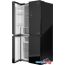 Четырёхдверный холодильник CENTEK CT-1756 NF Black Glass в Гродно фото 3