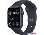 Умные часы Apple Watch SE 2 40 мм (алюминиевый корпус, полуночный/полуночный, спортивный силиконовый ремешок) в интернет магазине