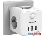 Сетевой фильтр Tessan TS-301-DE (белый)
