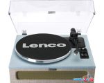 Виниловый проигрыватель Lenco LS-440 (серый/голубой)