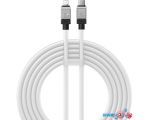 Кабель Baseus CoolPlay Series USB Type-C - Lightning (2 м, белый)