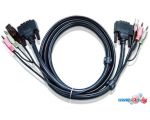 Кабель Aten DVI-D - DVI-D 2L-7D02UD (1.8 м, черный)