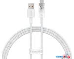 Кабель Baseus Explorer Series Fast Charging Cable with Smart Temperature Control 100W USB Type-A - USB Type-C (1 м, белый)