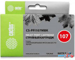 Картридж CACTUS CS-PFI107MBK (аналог Canon PFI107MBK)