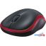 Мышь Logitech M186 (черный/красный) в Бресте фото 3