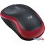 Мышь Logitech M186 (черный/красный) в Гродно фото 2