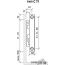 Стальной панельный радиатор Royal Thermo Compact C11-500-1200 (Bianco Traffico) в Бресте фото 1