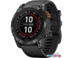 Умные часы Garmin Fenix 7 Pro Solar (сланцево-серый/черный)