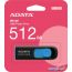 USB Flash ADATA DashDrive UV128 512GB (черный/синий) в Гродно фото 3