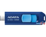 USB Flash ADATA UC300 128GB (синий/голубой)