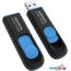 USB Flash ADATA DashDrive UV128 512GB (черный/синий) в Могилёве фото 1