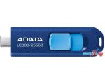 USB Flash ADATA UC300 256GB (синий/голубой)