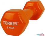 Гантель Torres PL522204 2 кг (оранжевый)