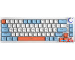 Клавиатура Cyberlynx ZA68 White Blue Orange (TNT Yellow)