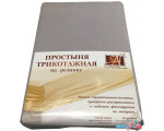 Постельное белье Альвитек Трикотажная на резинке 160x200 ПМТР-СЕР-160 (серый)