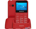 Кнопочный телефон Maxvi B231ds (красный)