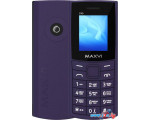 Кнопочный телефон Maxvi C40 (фиолетовый)