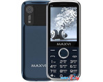 Кнопочный телефон Maxvi P30 (синий)