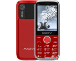 Кнопочный телефон Maxvi P30 (красный)