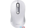 Мышь Baseus F02 Ergonomic Wireless Mouse (белый, с батарейкой в комплекте)