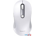 Мышь Baseus F02 Ergonomic Wireless Mouse (белый, без батарейки в комплекте)